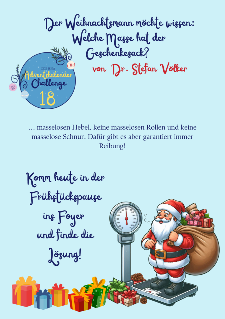 Weihnachtliche Physik im Foyer