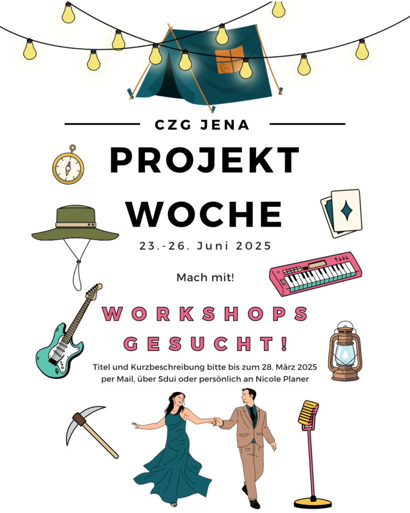 ✨ Projektwoche 2025 – Sei dabei! ✨